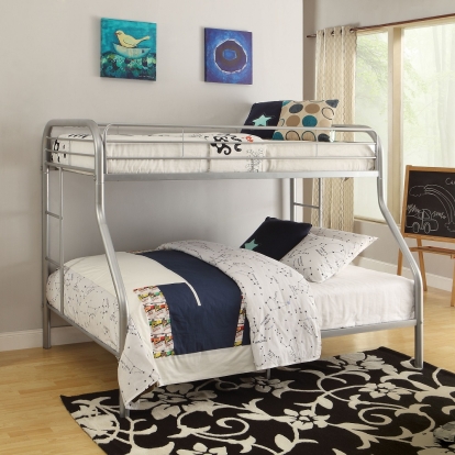 ACME Tritan Twin XL/Queen Bunk Bed Model 02052SI