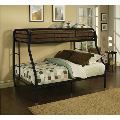 ACME Tritan Twin/Full Bunk Bed Model 02053BK