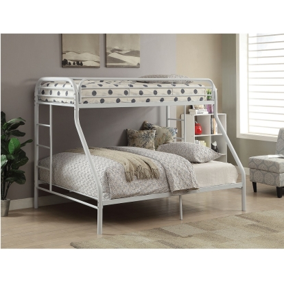 ACME Tritan Twin/Full Bunk Bed Model 02053WH