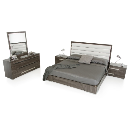 Nova Domus Capulet Italian Modern Grey Bedroom Set Bedroom Set Grey furniture-00171385A|71392A Vig Furniture VGACCAPULET-SET-DC