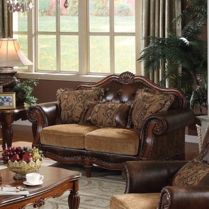 ACME Dreena Loveseat With 3 Pillows Model 5496