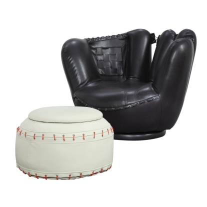 ACME All Star Chair & Ottoman Model 5522