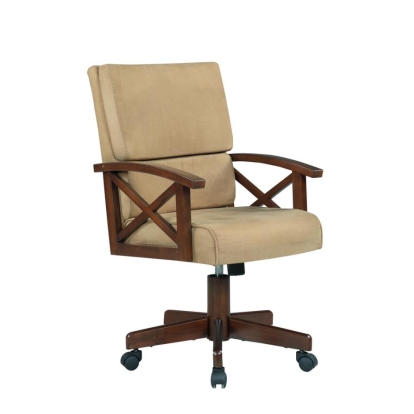 Coaster Marietta Upholstered Game Chair Tobacco and Tan Model 100172