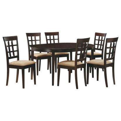 Coaster Gabriel Transitional Cappuccino Dining Table Model 100770-S7