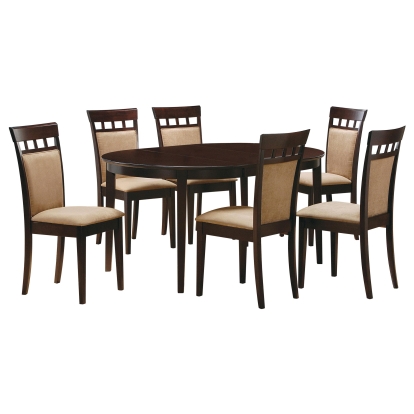 Coaster Gabriel Transitional Cappuccino Dining Table Model 100770-S7A