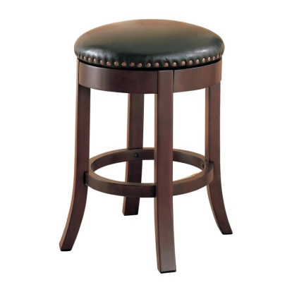 Coaster Aboushi Swivel Counter Height Stools with Upholstered Seat Brown (Set of 2) Model 101059