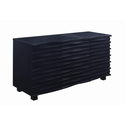 Coaster Stanton 3-drawer Rectangular Server Black Model 102065