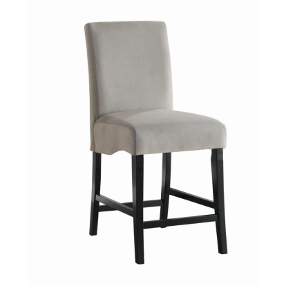 Coaster Stanton Upholstered Counter Height Chairs Grey and Black (Set of 2) Model 102069GRY