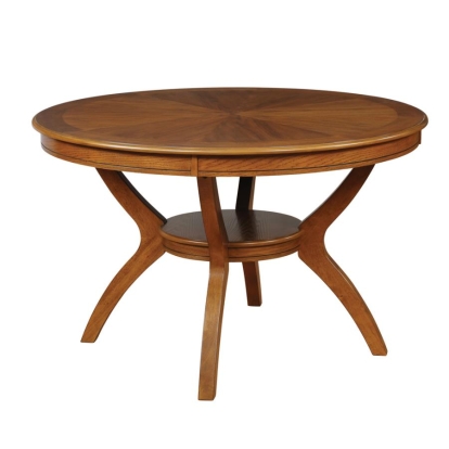 Coaster Nelms Dining Table with Shelf Deep Brown Model 102171
