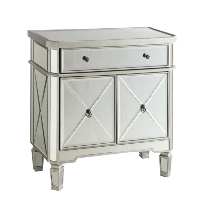 Coaster Aconitum 2-door Wine Cabinet Clear Mirror Model 102596