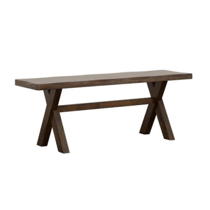 Coaster Alston X-shaped Dining Bench Knotty Nutmeg