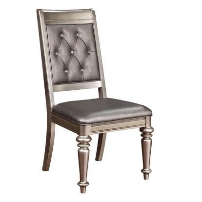 Coaster Danette Open Back Side Chairs Metallic (Set of 2) Model 106472