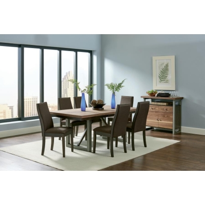 Coaster Spring Creek Rectangular Slat Dining Set Model 106581-S7G