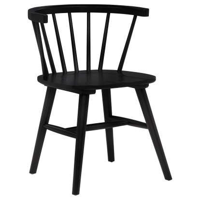 Coaster Jeffries Mid-Century Modern Side Chair Model 107202Blk