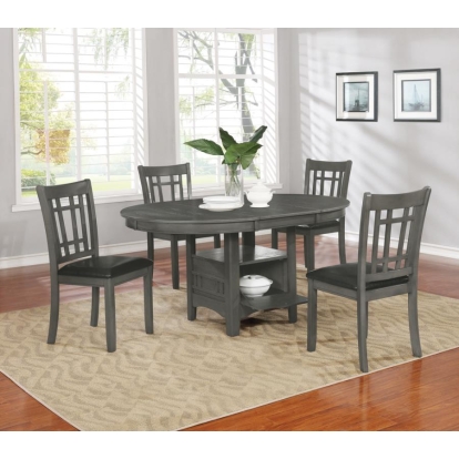Coaster Lavon 5-piece Dining Set Medium Grey Model 108211-S5