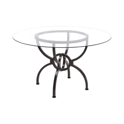 Coaster Aviano Dining Table Base Gunmetal Model 108291