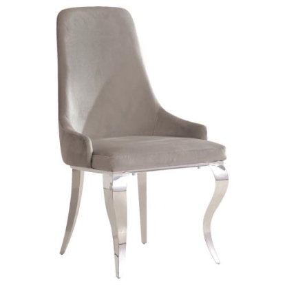 Coaster Antoine Upholstered Demi Arm Dining Side Chairs (Set of 2)