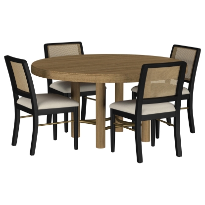 Coaster Arini Coastal Natural Dining Table Model 108930-S5B