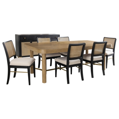 Coaster Arini Coastal Natural Dining Table Model 108931-S7B