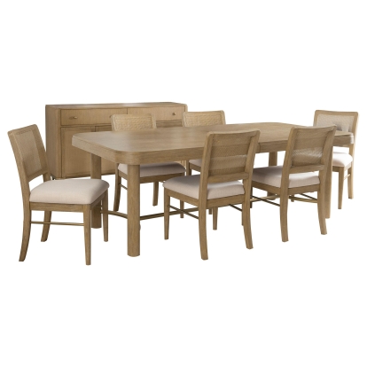 Coaster Arini Coastal Natural Dining Table Model 108931-S7W
