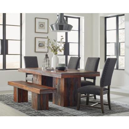 Coaster Twain Upholstered Side Chairs Warm Grey (Set of 2) Model 109142