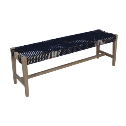Coaster Nakia Rectangular Cross Woven Bench Model 110079