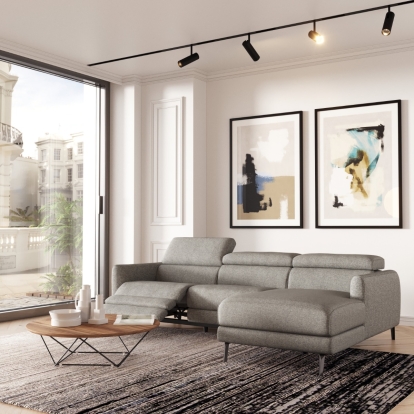 VIG Furniture Grey Sectional Sofa SKU VGKMKM.5000-RF - Product ID 77294