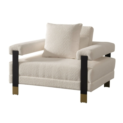 VIG Furniture Off-White Accent Chair SKU VGHM-XF530-CHR-IVY - Product ID 81898