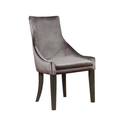 Coaster Mindy Upholstered Demi Wing Chairs Grey (Set of 2) Model 121714