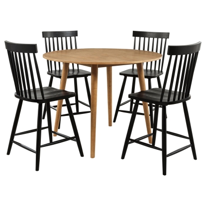 Coaster Andrews Transitional Counter Height Dining Table Model 122508-S5B