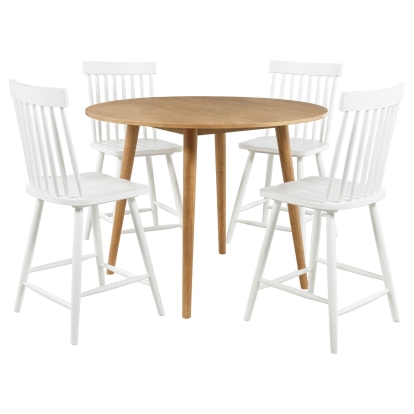 Coaster Andrews Transitional Counter Height Dining Table Model 122508-S5W