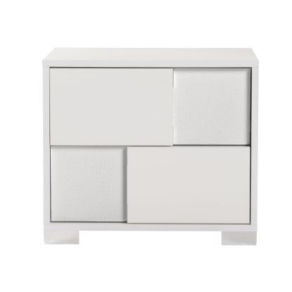 Modrest Monza Italian Modern White Nightstand Nightstand White furniture-00117590C Vig Furniture VGACANCONA-NS-WHT