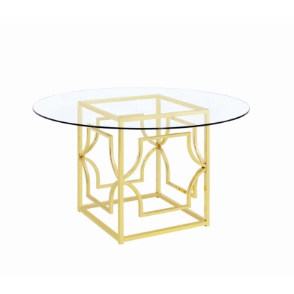 Coaster Starlight Dining Table Base Brass Model 192641