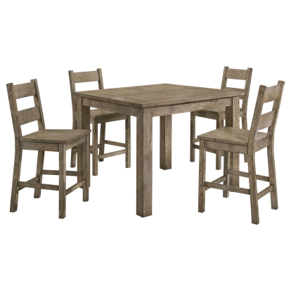 Coaster Cardova Rustic Counter Height Dining Table Model 192928-S5