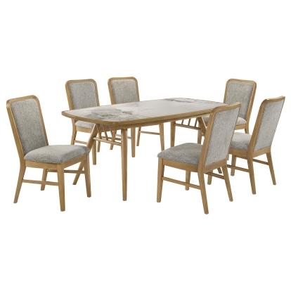 Coaster Croyden Mid-Century Modern Dining Table Model 193731-S7