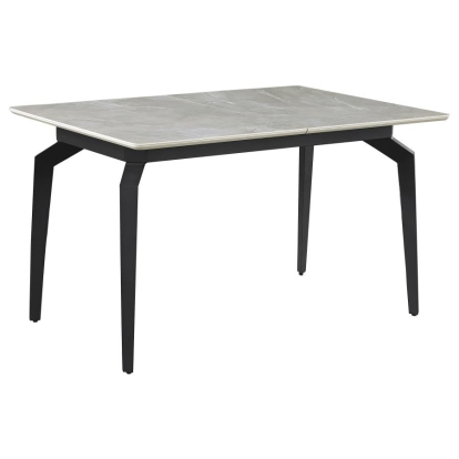 Coaster Mina Rectangular Dining Table Grey Ceramic and Sandy Black Model 193831