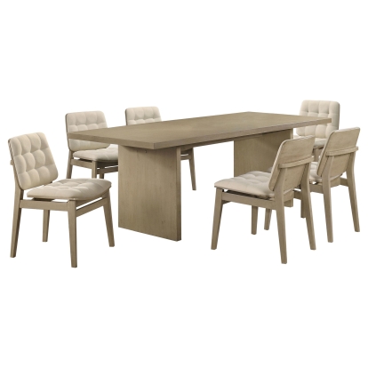 Coaster Decker Transitional Dining Table Model 193951Nat-S7D