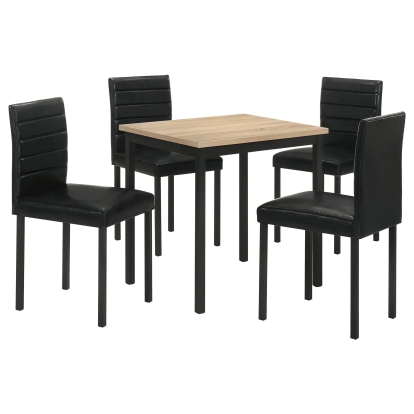 Coaster Garza Transitional Greige Oak Dining Table Model 193980-S5