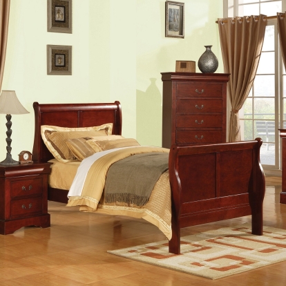 ACME Louis Philippe III Twin Bed Model 19530T