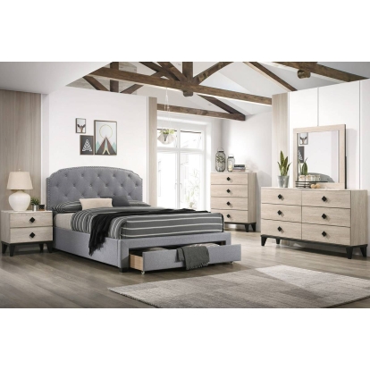 Poundex Twin Bed Model F9510T