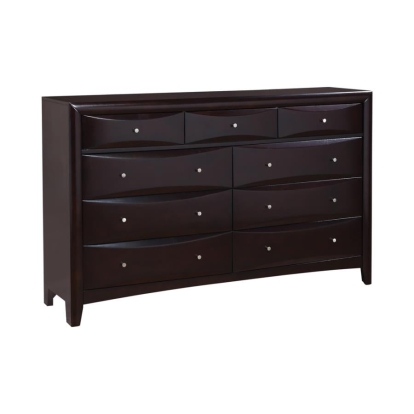 Coaster Phoenix 9-drawer Dresser Deep Cappuccino Model 200413