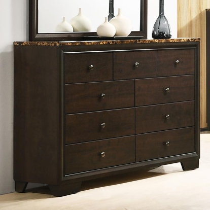 Coaster Conner 9-drawer Rectangular Dresser Cappuccino Model 200423