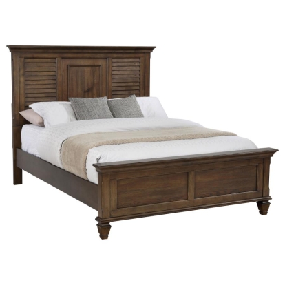 Coaster Franco California King Panel Bed Burnished Oak Model 200971KW