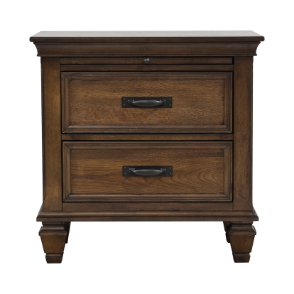 Coaster Franco Queen Panel Bed Burnished Oak Model 200971Q