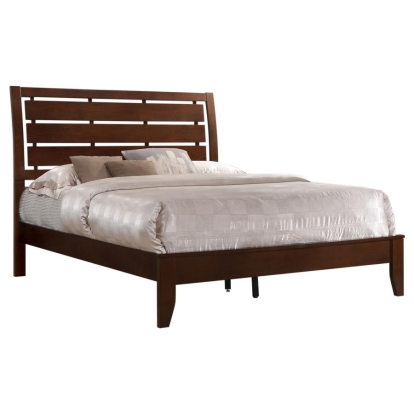Coaster Serenity Eastern King Panel Bed Rich Merlot Model 201971KE