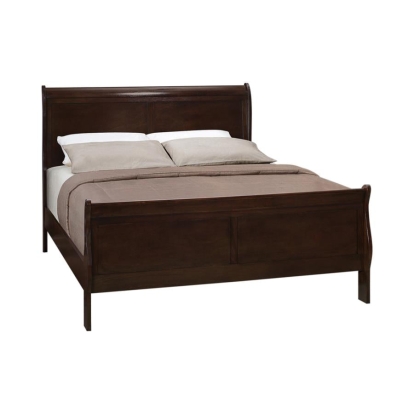 Coaster Louis Philippe Full Panel Sleigh Bed Cappuccino Model 202411F
