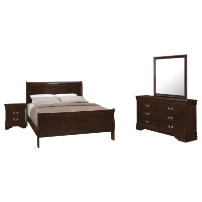 Coaster Louis Philippe Traditional Eastern King Bed Model 202411Ke-S4