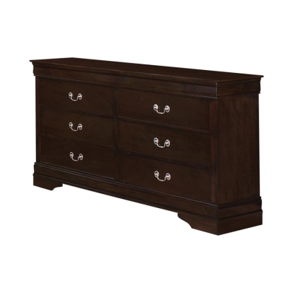 Coaster Louis Philippe 6-drawer Dresser Cappuccino Model 202413