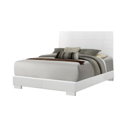 Coaster Felicity Queen Panel Bed Glossy White Model 203501Q