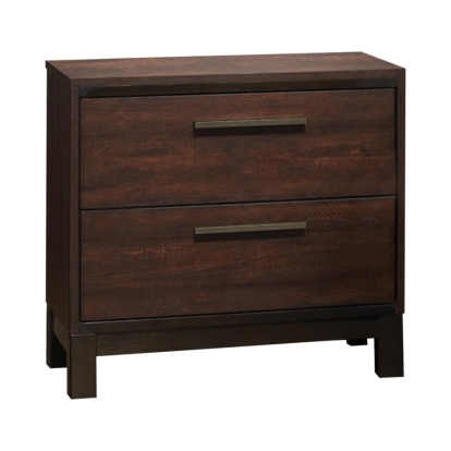 Coaster Edmonton 2-drawer Nightstand Rustic Tobacco Model 204352